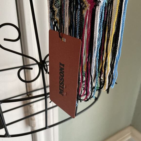 Missoni multicolored striped zigzag Scarf - Picture 5 of 5